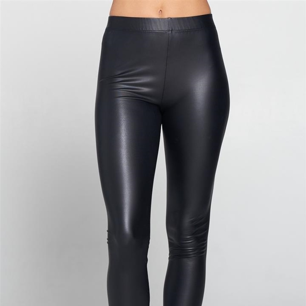 Leather leggings